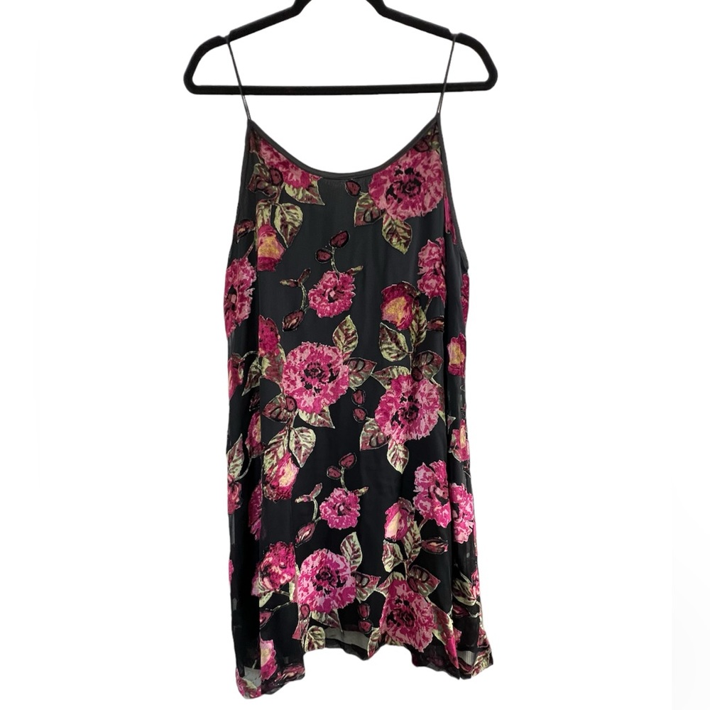 Francesca’s Mi Ami Velvet Floral Dress